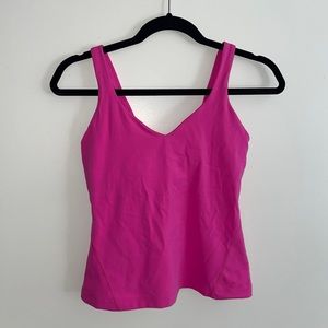 Lululemon NWOT Align Waist length tank size 6 sonic pink